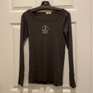 Om Girl Namaste long sleeve top size M